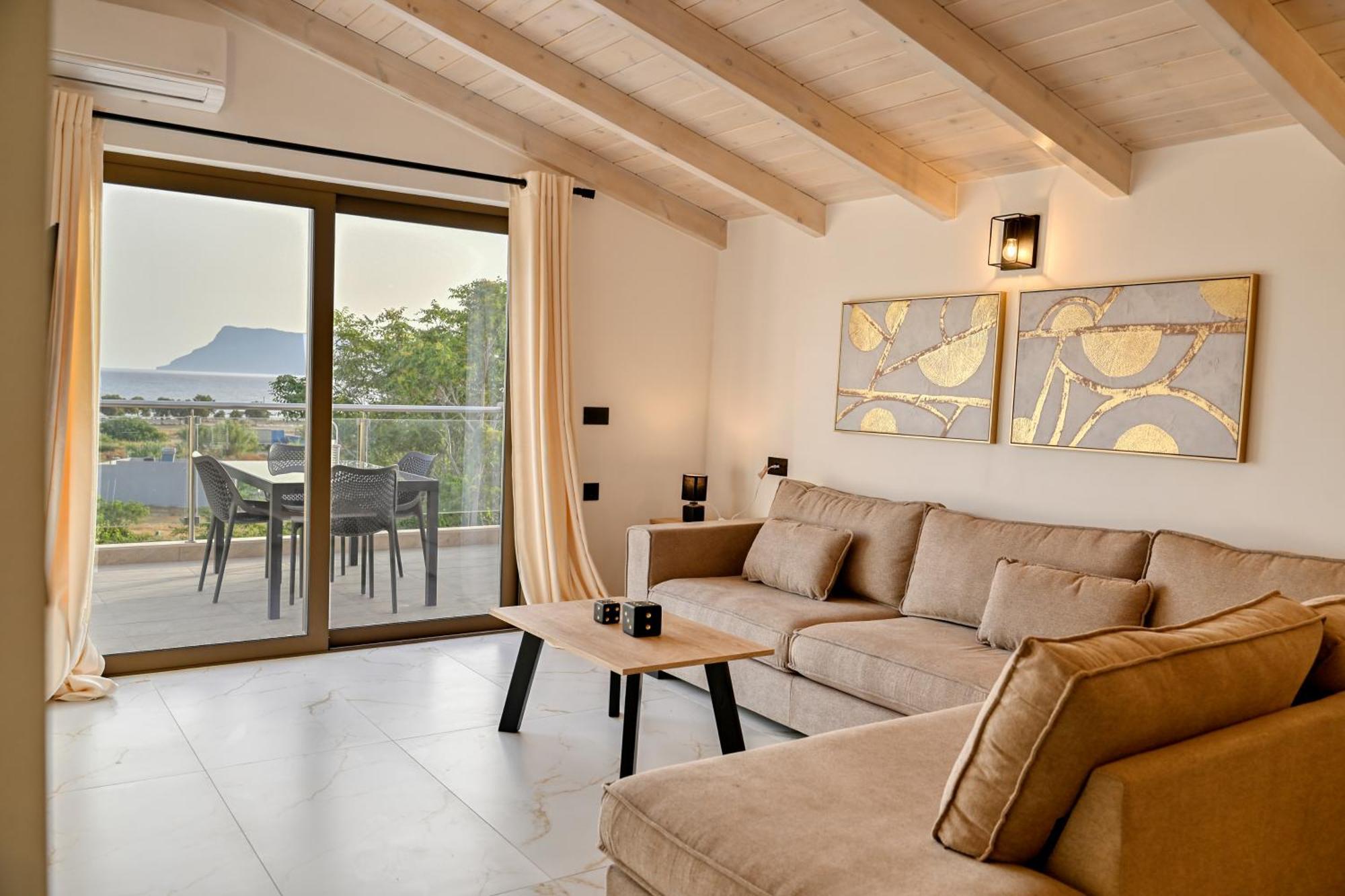 Ferienwohnung Eagle Bay Loft Kíssamos Exterior foto